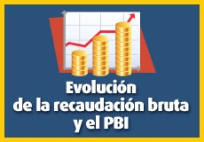 Evolución recaudación y PBI