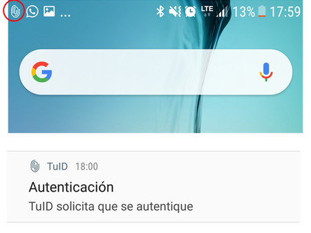 Notificación