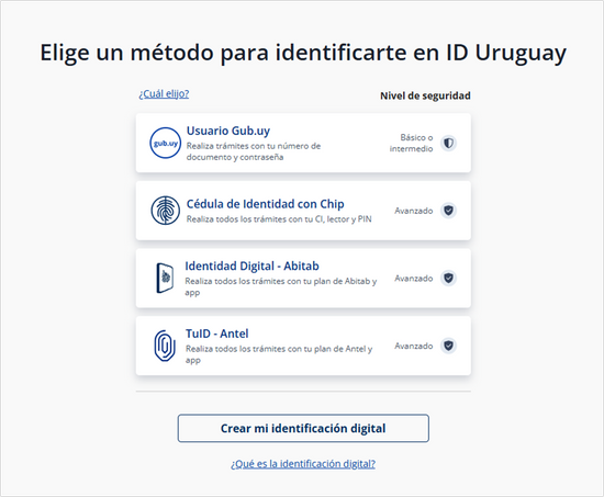 elige identidad digital