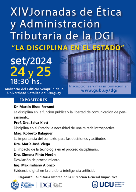 afiche Jornadas de ética