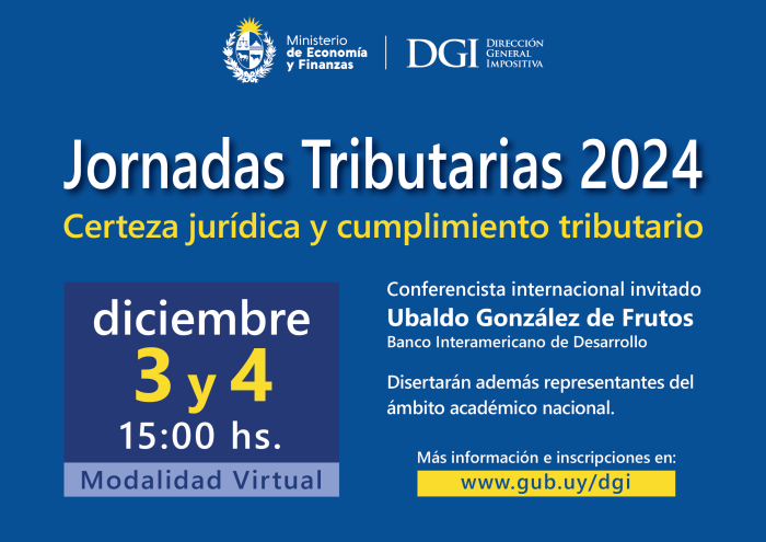Afiche de Jornadas Tributarias