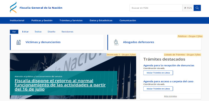 Imagen del nuevo portal Imagen del nuevo portal