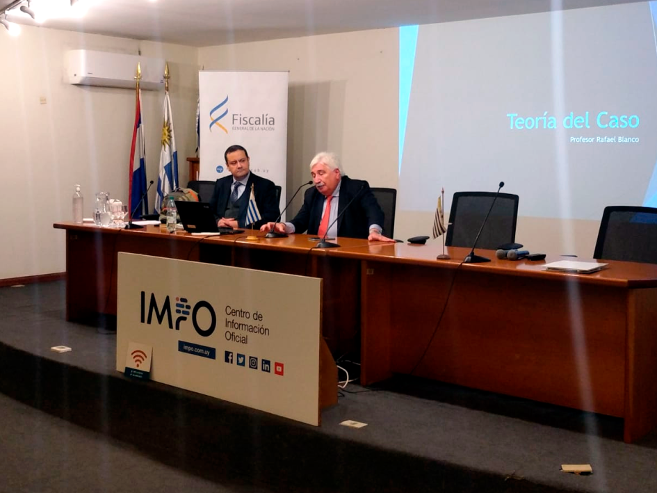 Juan Gómez y Rafael Blanco en la apertura del curso.