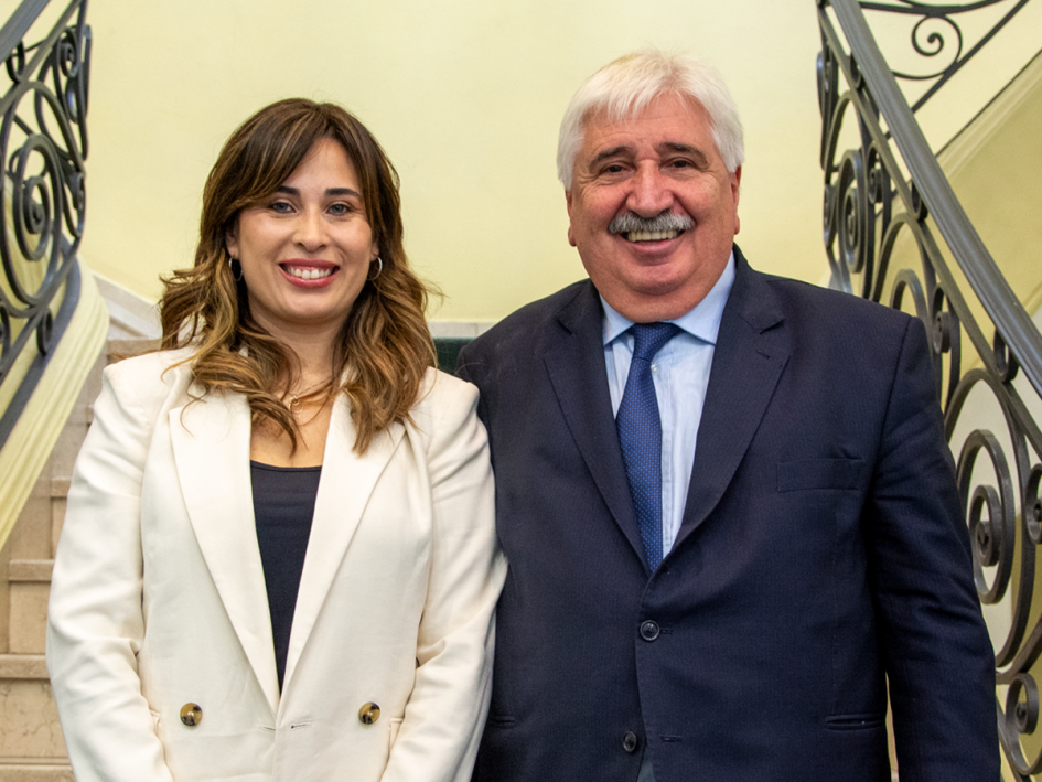 Fiscal de Corte Juan Gómez junto a la fiscal Paula Pratto. Fiscal de Corte Juan Gómez junto a la fiscal Paula Pratto.