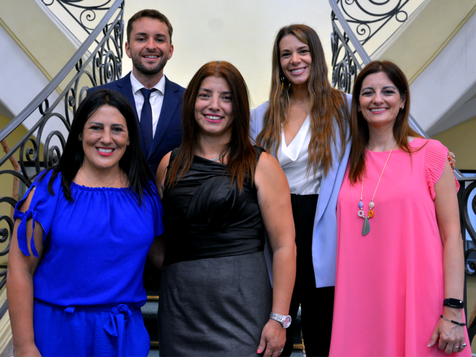 Fiscales Verónica Bujarín, Joaquín Suárez, Bettina Ramos, Virginia Sigona y Ana Martínez.