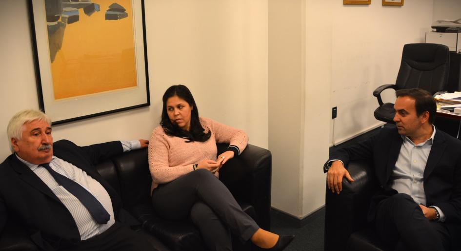 Juan Gómez, Adriana Sampayo y Francisco J. Quintana 