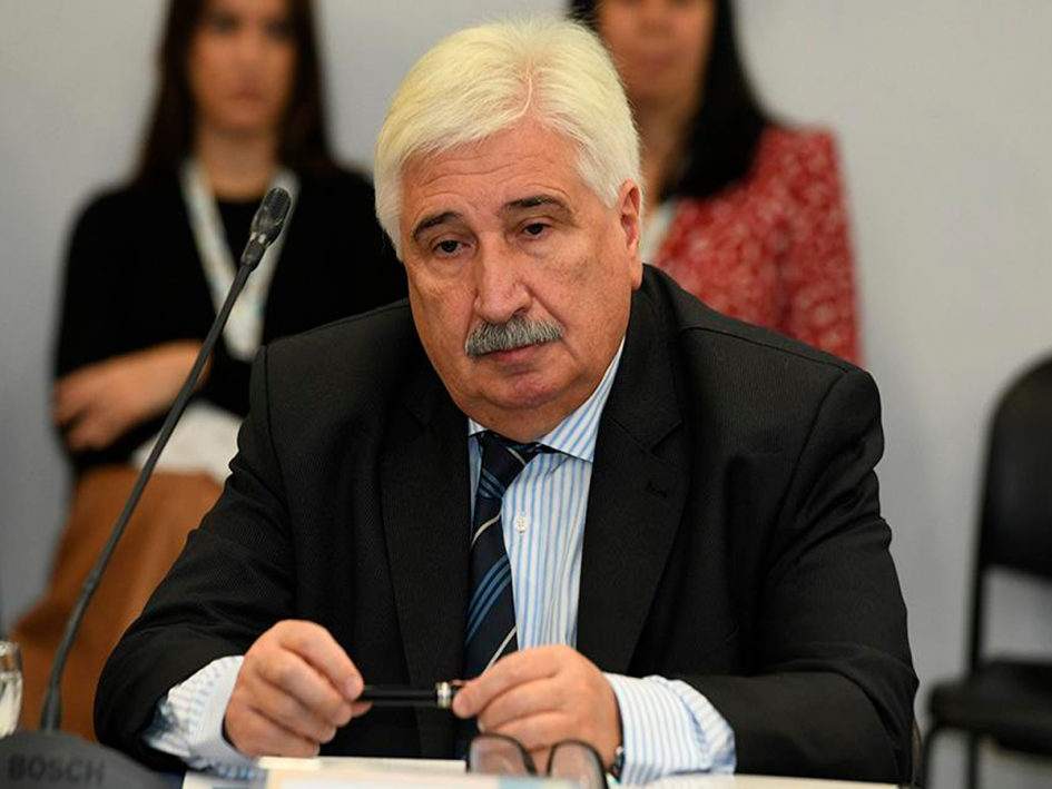 Fiscal de Corte Juan Gómez en la reunión Fiscal de Corte Juan Gómez en la reunión