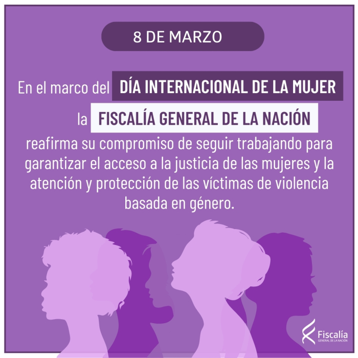 Mensaje por el Día de la Mujer de la Fiscalía