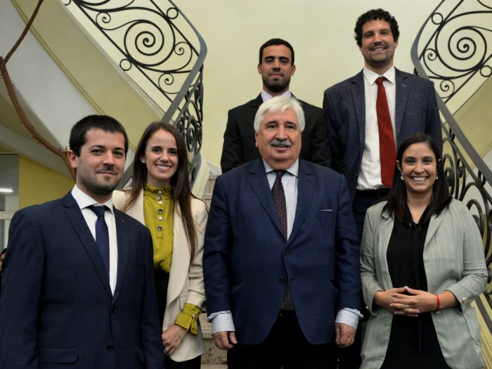 Fiscal de Corte junto a los fiscales Bardino, Isasti, Arévalo, Majó y Saulle.