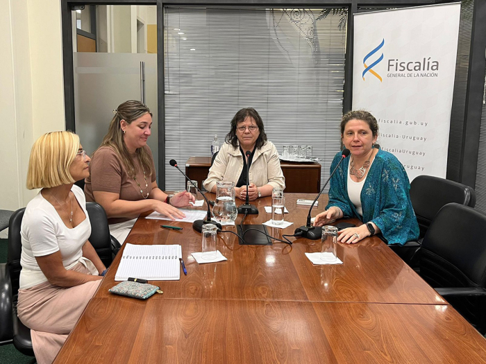 Mariella Leles da Silva, Manuela Reguera, Mónica Ferrero y Valeria Ramos
