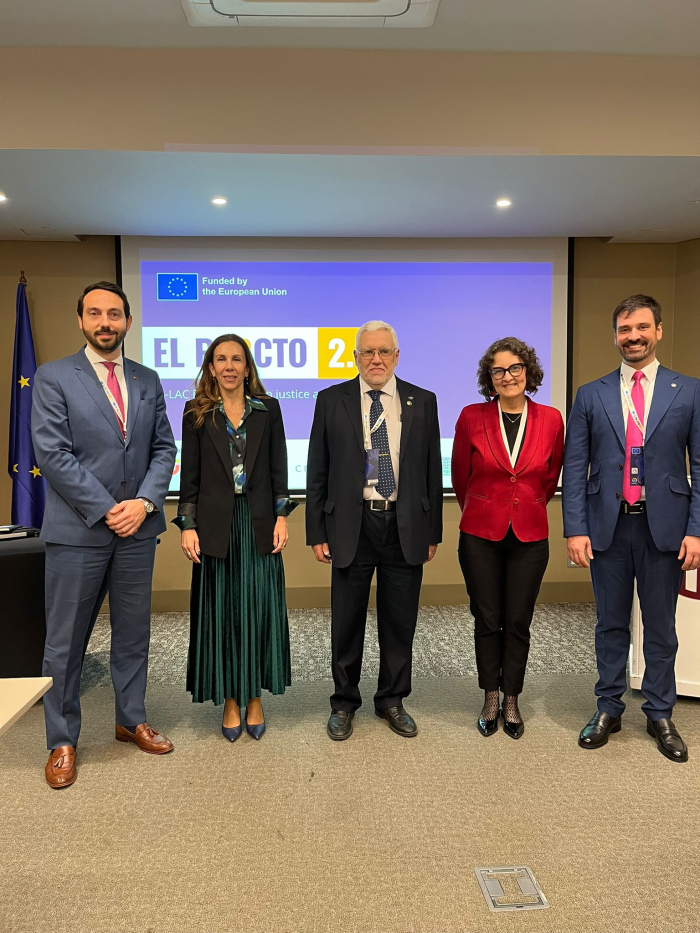 Dra. Gabriela Aguirre Grompone participando en Taller Internacional sobre Cooperación Penal