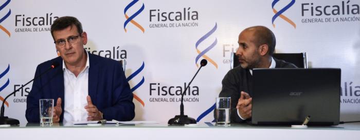 Fiscal de Corte junto al director de Políticas Públicas Sebastián Pereyra