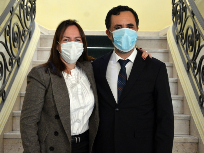 
La Fiscal Sabrina Massaferro y el Fiscal Ignacio Montedeocar