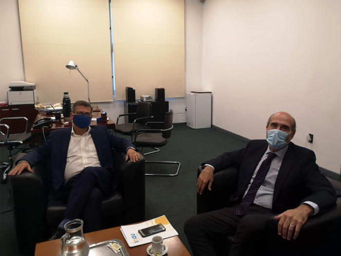 Fiscal de Corte junto al Presidente del INAU