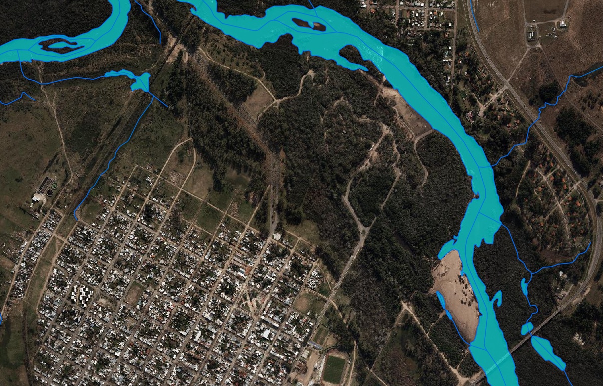 Visualizador de IDEuy. Durazno. Zona del departamento de Durazno