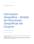 Modelo de direcciones geográficas