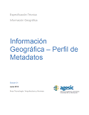 Perfil de metadatos geográficos