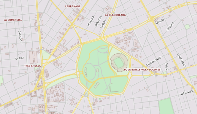Mapa Base Uruguay