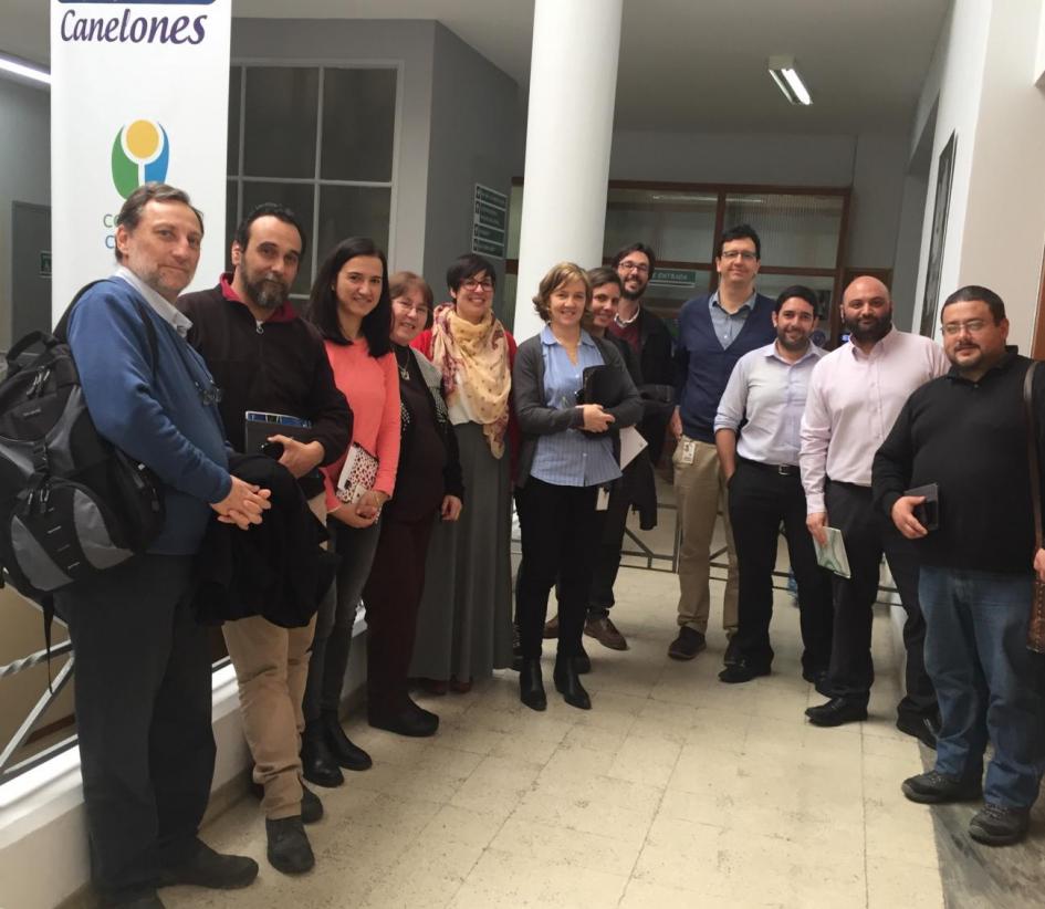La IDE visita la Intendencia de Canelones IDE visita a Intendencia de Canelones