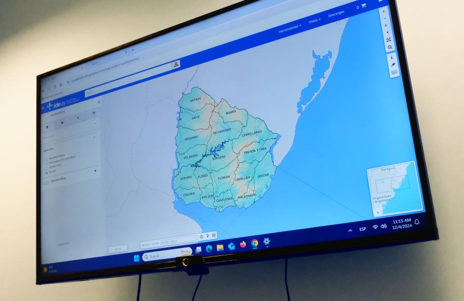El 4 de diciembre de 2024 se realizó la primera reunión técnica sobre el Mapa Base del Uruguay.