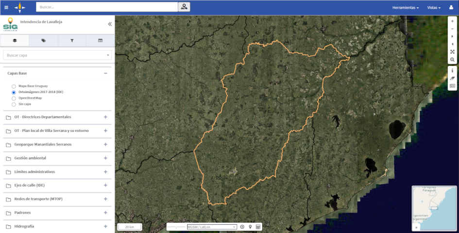 Ejemplo de funcionalidades del visualizador: Ortoimágenes Ejemplo de funcionalidades del visualizador: Ortoimágenes