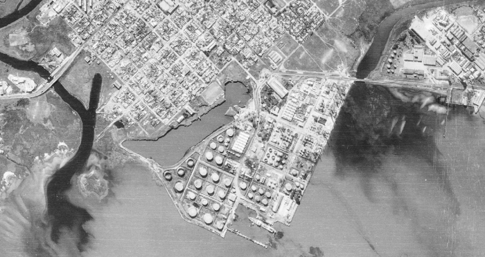 Refinería La Teja en 1966