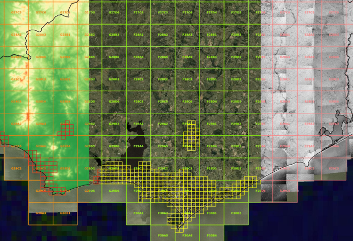 Grillas en visualizador IDE
