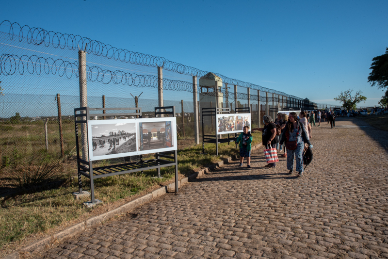 Fotogalería en el Sitio de Memoria La Tablada. 