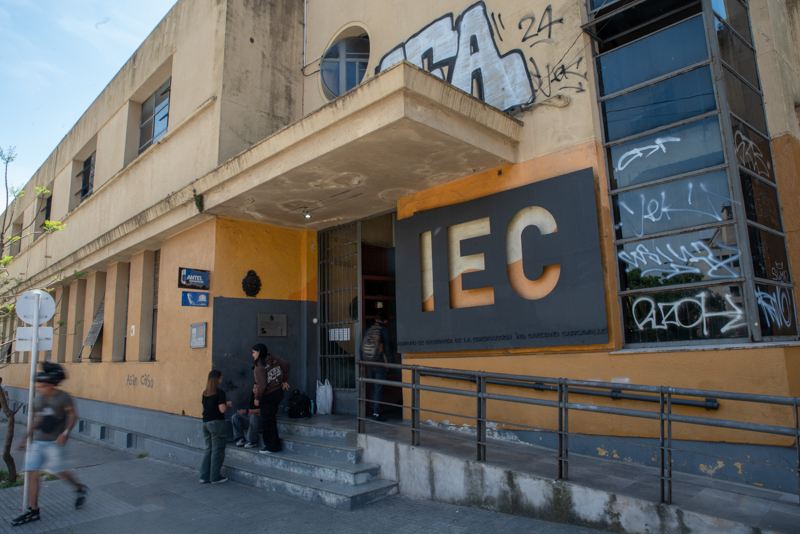 Frente de la UTU-IEC. Sitio de Memoria Hebert Nieto
