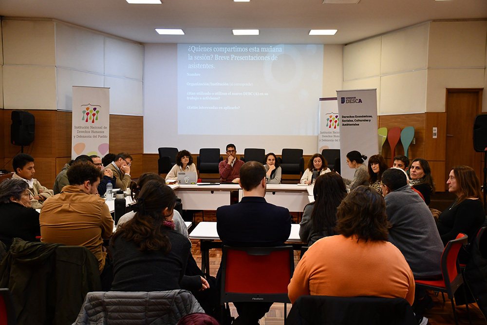 Finalizaron las jornadas DESCA | Institución Nacional de Derechos ...
