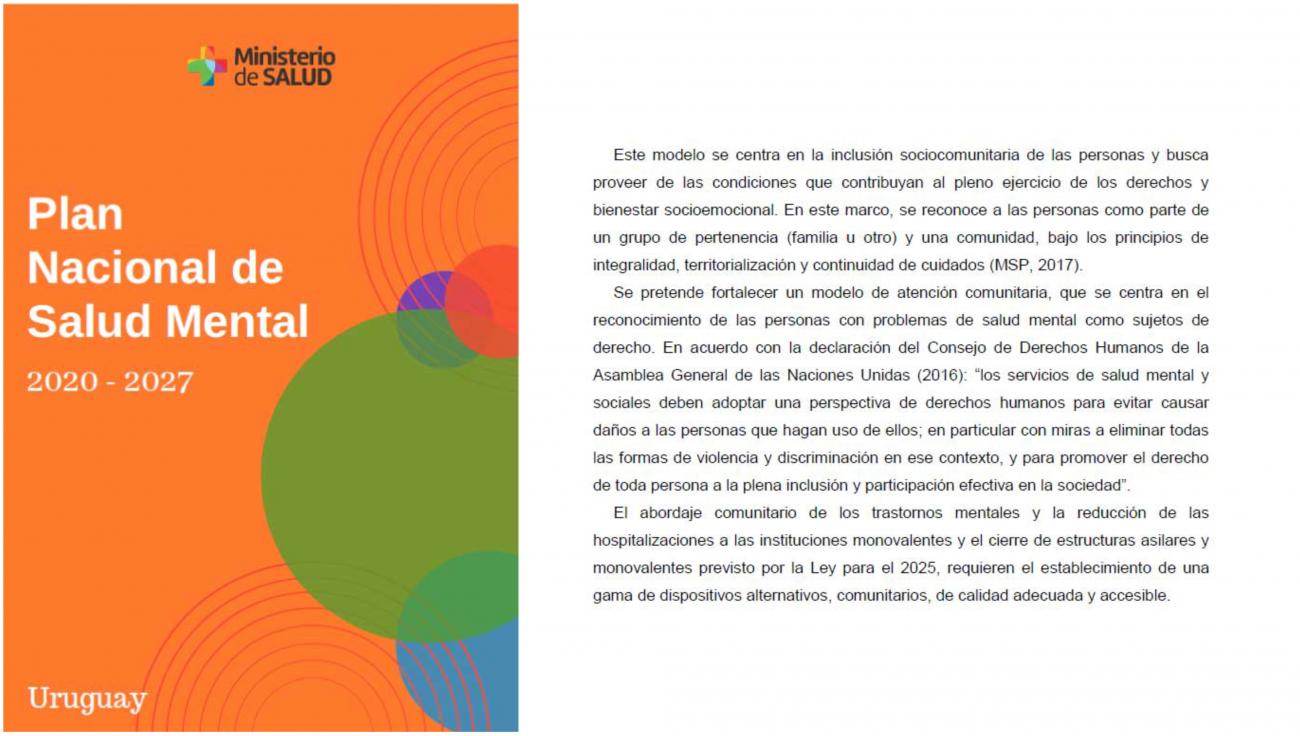 Plan Nacional de Salud Mental 2020-2027 Plan Nacional de Salud Mental 2020-2027