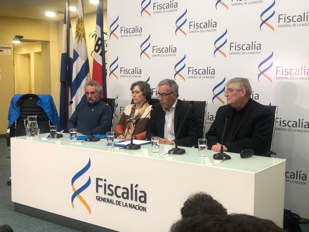 De izquierda a derecha: Ignacio Errandonea, Alicia Lusiardo, Ricardo Perciballe y Wilder Tayler