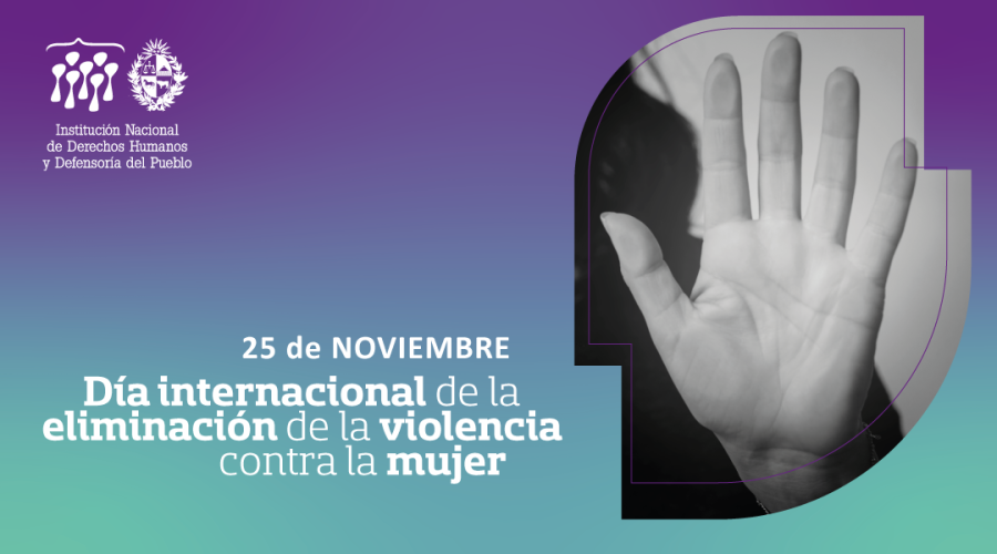 Flyer ilustrativo Día Internacional de la Eliminación de la Violencia contra la Mujer