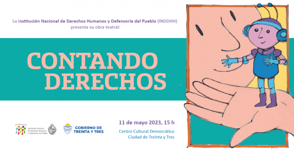 Flyer con nombre del evento, fecha y lugar