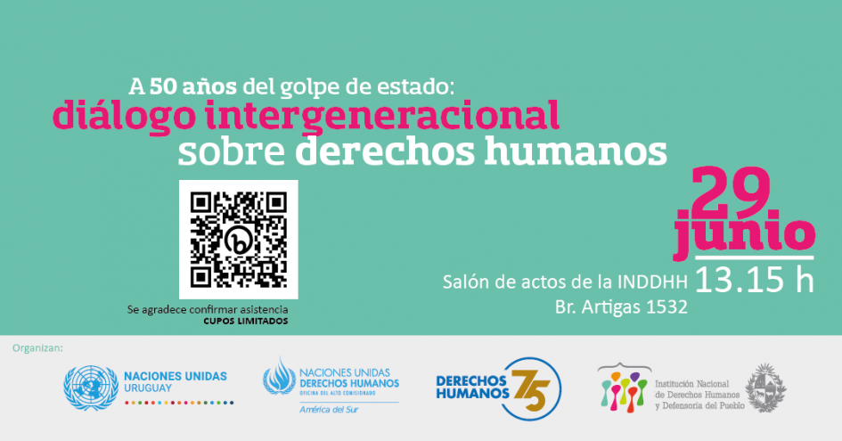 Flyer con nombre del evento, fecha y lugar. Firman logos de organizadores.