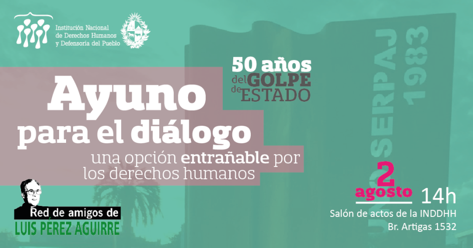 Flyer con nombre del evento, fecha y lugar