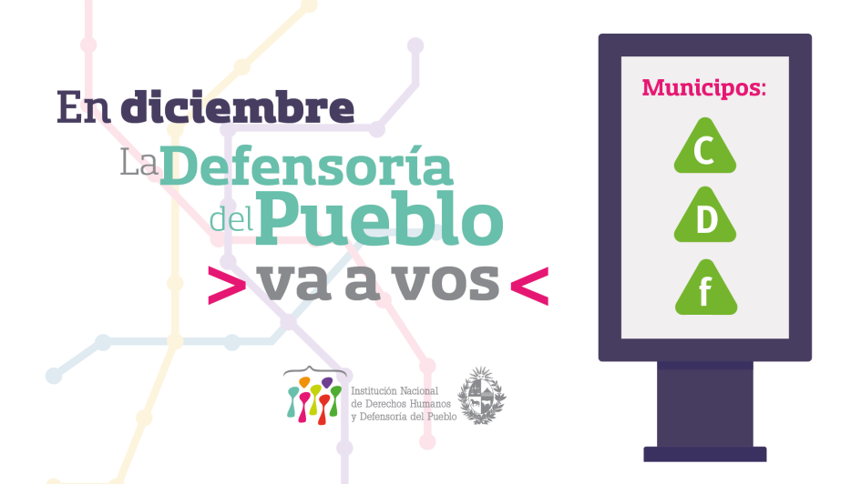 Flyer de La Defensoría del Pueblo va a vos