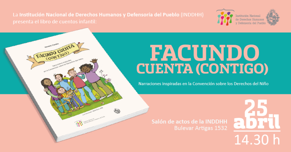 Invitación Presentación del libro Facundo cuenta (contigo)