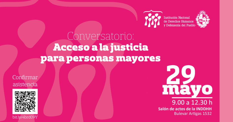 Invitación Conversatorio Acceso a la justicia para las personas mayores