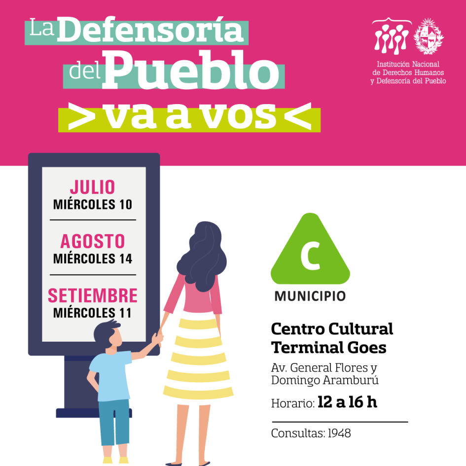 Flyer Defensoría va a vos Municipio C