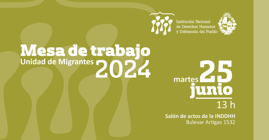 Invitación mesa de trabajo sobre migrantes 25 de junio