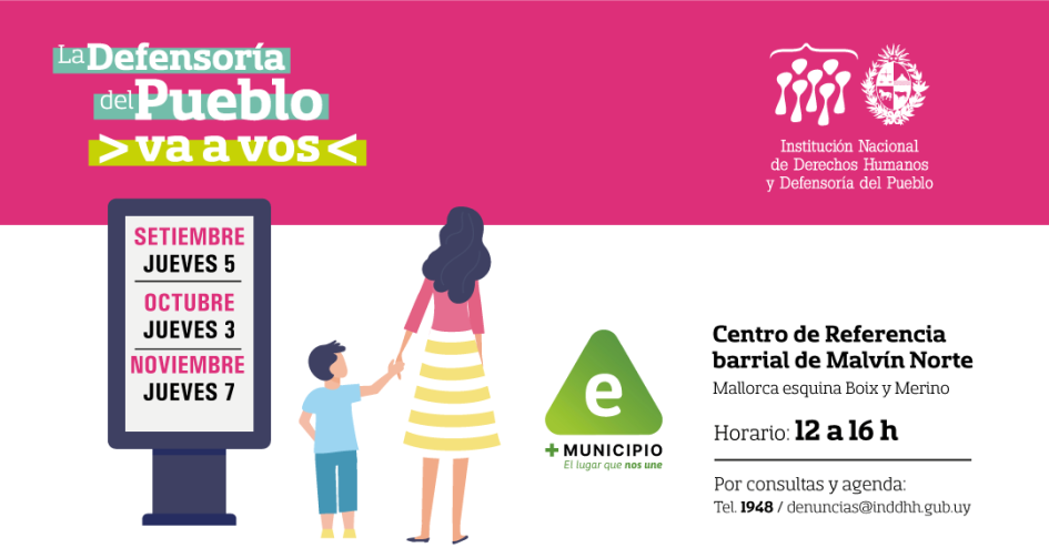 Flyer Defensoría va a vos Municipio E