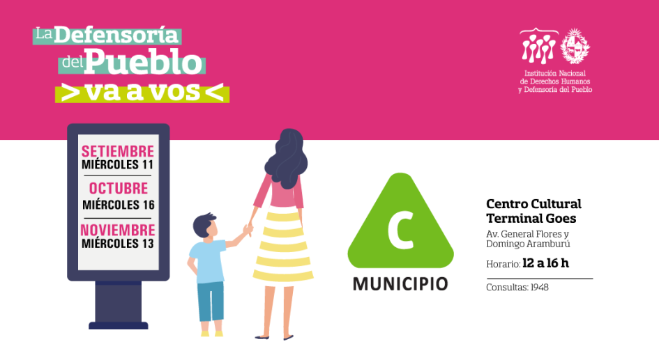 Flyer Defensoría va a vos Municipio C