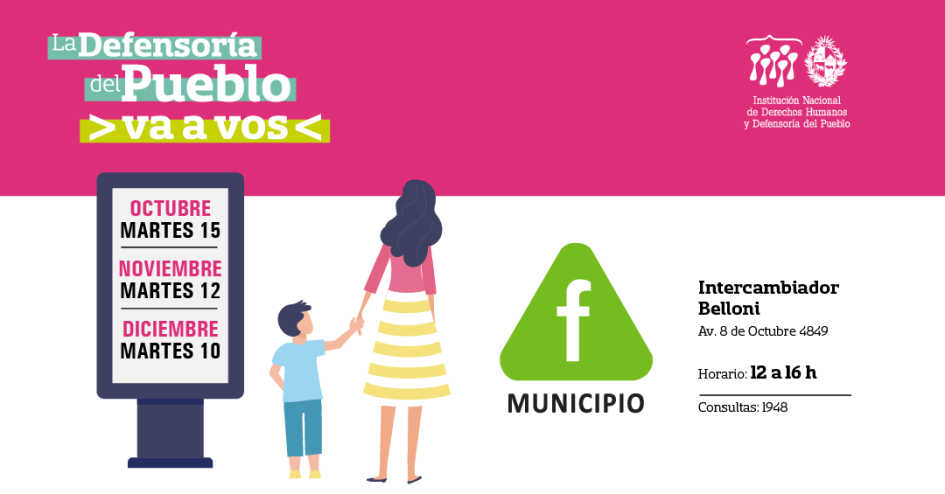 Flyer de La Defensoría del Pueblo va a vos