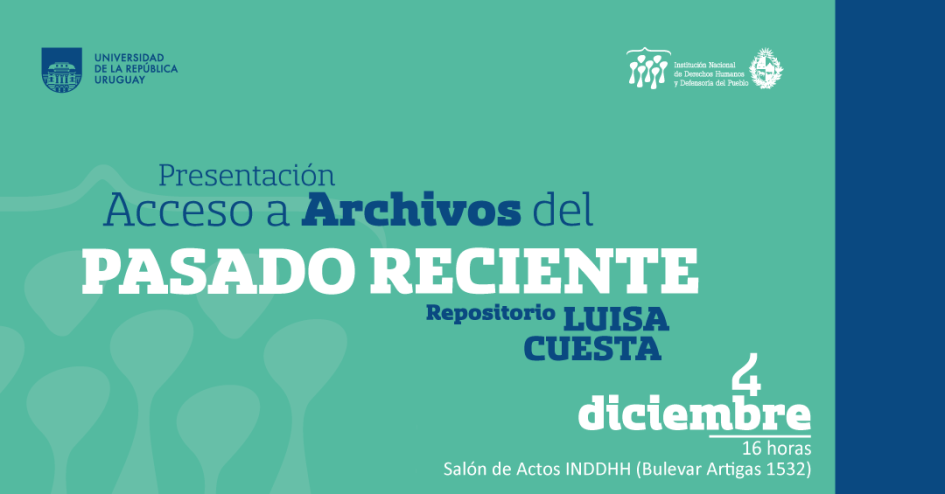Invitación a la presentación Acceso a archivos del pasado reciente