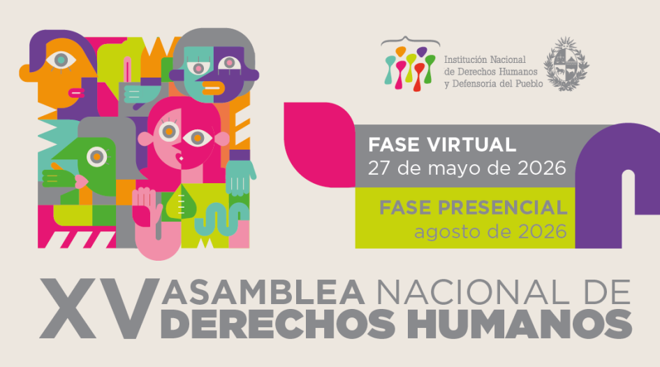 Flyer ilustrativo XV Asamblea Nacional de DDHH