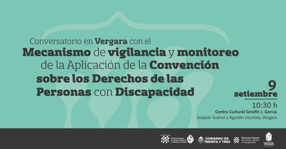 Flyer conversatorio del Mevidis en Vergara. Día 9 de setiembre a las 10:30 h.