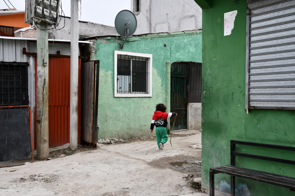 Vista de un pasaje del barrio Vista de un pasaje del barrio
