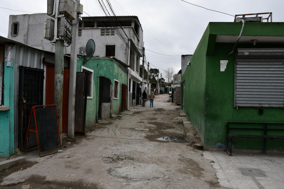 Vista de las casas y de un pasaje del barrio Vista de las casas y de un pasaje del barrio