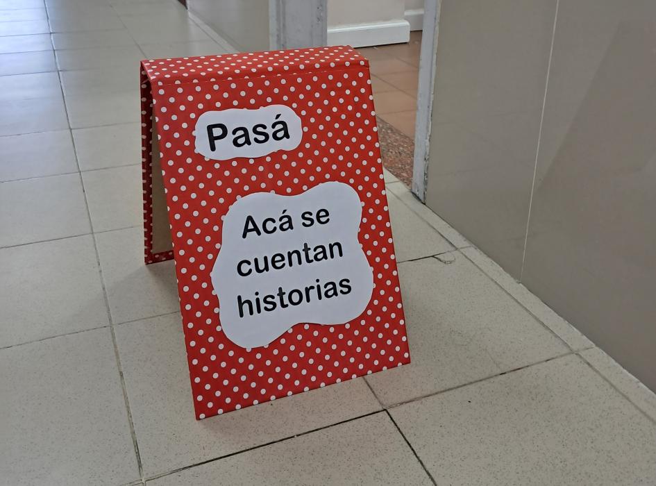 espacio de narrativa en el Hospital Pereira Rossell